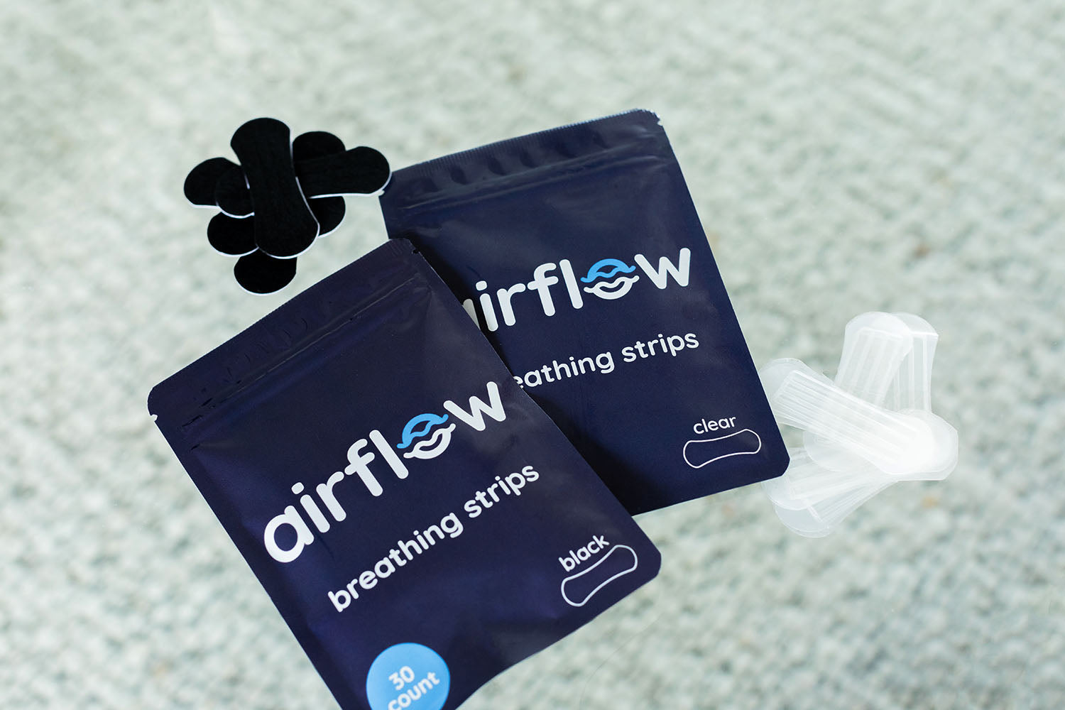Airflow Black Nose Strips | Black Nose Strips | Airflow Breathing Strips | Double